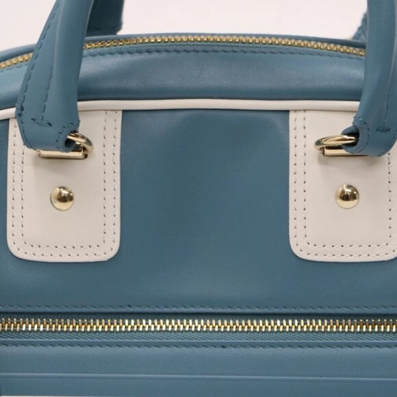 Christian Dior Calfskin Small Dior Vibe Bowling Bag - Turquoise - Picture 8 of 16